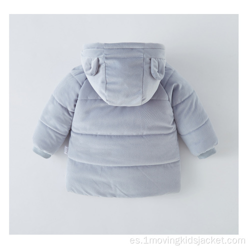 Chaqueta de plumón infantil gruesa